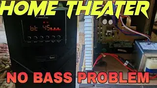 Home theatre Bass problem solution | home theater repairing | home theater no sound