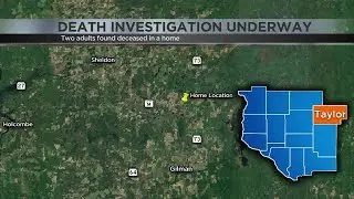 Death investigation underway in Taylor County after two found dead