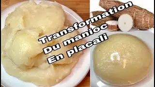Transformation du manioc en placali