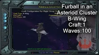 X-wing vs. TIE Fighter - Furball in an Asteroid Cluster - B-Wing