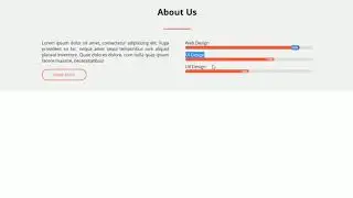 Awesome Skill bar page using only HTML & CSS.