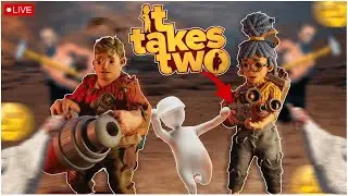 IT TAKES TWO LIVE PLAYING WITH FRIENDS #live #gaming #games #livestream #ittakestwo