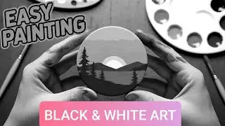 Tri color mini fridge magnet painting#hadimbaartstudio #learntopaint #artisticchannel