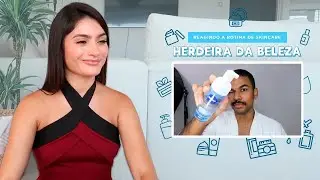 Reagindo a rotina de HERDEIRA DA BELEZA | Thamires Nascimento