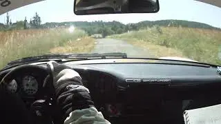 Rallye Grabfeld, Porsche 993 RSR, N. Haessler / R. Steinh&uuml;bl WP Bayernturm, beste Zeit, MobyDick