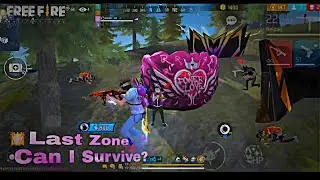 Can I Survive😱This Intense 1v4 in the Last Zone?🥷 | Free Fire Gameplay 