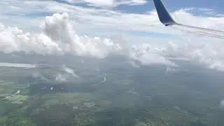 Landing and taking off from Belize city 🇧🇿