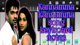 Kannamma kannamma song | Silambarasan | Deva | Dum | Keyboard notes | Piano notes | Wifi Musicz