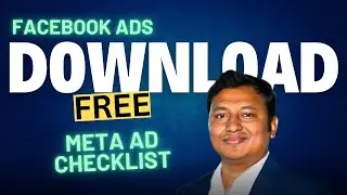 Download FREE Meta (Facebook) Ads Optimization Checklist | Facebook Ads Bangla Tutorial 2025