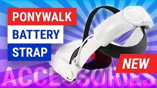 $45 Battery Elite Strap for Quest 2 | Ponywalk Elite Head Strap with Battery