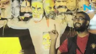JNU NSUI burn effigy of PM Modi and ministers dubbing them as &lsquo;Ravana&rsquo;