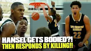 HANSEL GETS DUNKED ON?! 😱 Then RESPONDS BY GOING OFF at John Wall Holiday Invitational!!
