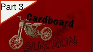 ￼The life-size ￼cardboard Surron is complete ￼