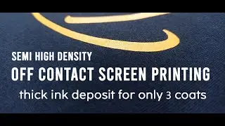 SCREEN PRINTING OFF CONTACT PROCEDURE