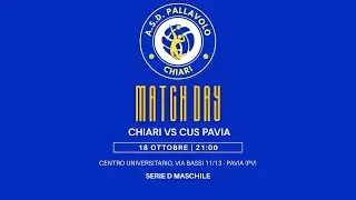 A.S.D. Pallavolo Chiari VS CUS PAVIA
