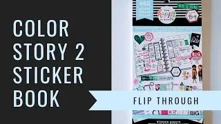 Color Story 2 Sticker Book Flip Through (MICHAELS REFRESH)