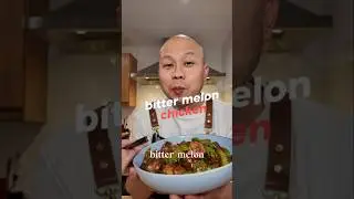 Bitter Melon Chicken with black bean sauce is one delicious one-dish meal! #homecook