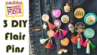 DIY Shopkins Inspired Flair Pins and Buttons