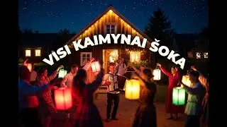 Visi Kaimynai &Scaron;oka 💃🕺  Linksmas Kaimietis TV  Vestuvių &Scaron;okių Hitas