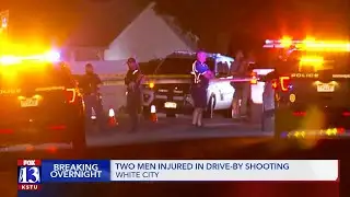 Two men injured in drive-by shooting in White City
