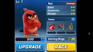 SFSB challengers with their own theme (Red, Angry Birds theme)