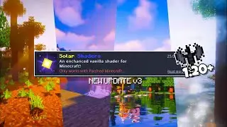 SOLAR SHADER FOR MINECRAFT_AETHESTIC SHADER [Minecraft 2024]