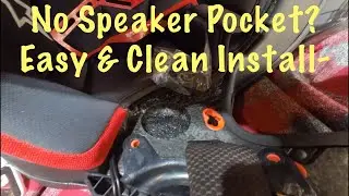 Cleanest way to add speaker pockets in a helmet