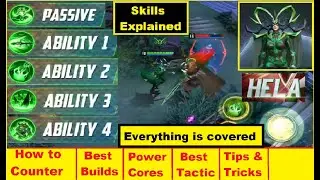 Hela (New Hero) Guide |Skills Explained| Best Build |How to counter Hela??!!| MARVEL Super War