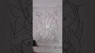 #madhubanipainting..#Madhubanisketch..#penandinkdrawing ..#lovetodraw..