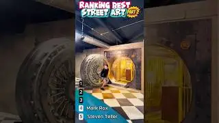 Ranking BEST Street Art Part 2 #artshorts #artranking #satisfyingart