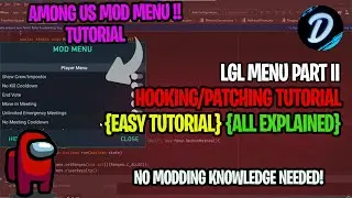 Hooking Tutorial(Patching) {LGL Mod Menu Part II} {Easy Tutorial} {All explained} Mod menu PT:-2