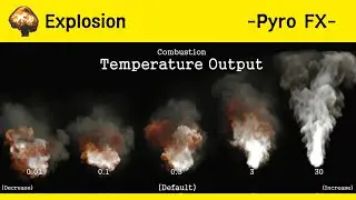 [Houdini] Pyro FX - Explosion comparison.