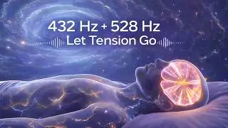 432 Hz + 528 Hz | Deep sleep | Anxiety Relief  🌙✨
