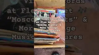 💿 Vinyl Records at Flea Market 🎶 &ldquo;Moscow Nights&rdquo; & More Vintage Music Treasures 📸 #travel #music