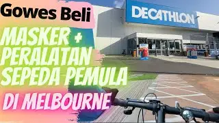 Gowes Beli Masker dan Perlengkapan Sepeda Pemula di Melbourne