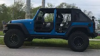 Jeep Wrangler JK Kentrol replacement door hinge liners