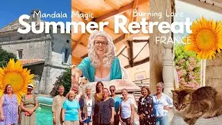 INSIDE A WOMEN'S CIRCLE ART RETREAT IN FRANCE: Mandala Magic with Julie Gibbons