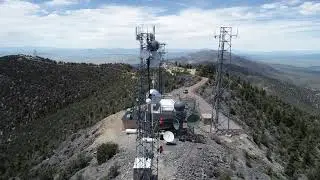 Highland Peak, Nevada from drone, 06/12/2019