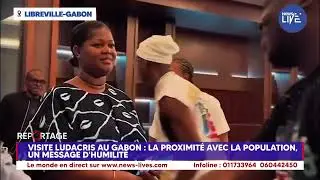 [#reportage] : Visite Ludacris au Gabon   la proximité avec la population, un message d'humilité