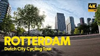 Cycling Through Rotterdam City Centre | Exploring by bike