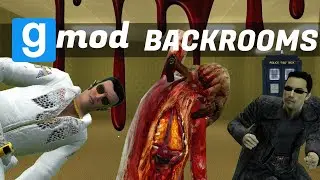 #gmod BACKROOMS!!!! Scary Map Funny Moments