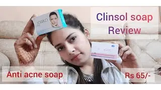 Clinsol soap | anti acne soap | honest review