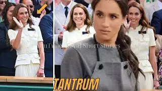 Meghan Markle Fuming As Princess Catherine Gets STANDING OVATION At Wimbledon With RADIANT Look