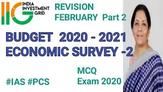 #Budget2020-21#Economic survey 2019-20 #FEBRUARY, 2020 current affairs
