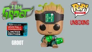 Groot NYCC Fall Convention 2022 Limited Edition Funko Pop! Vinyl Marvel I Am Groot