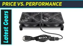 Best USB Fan? WDERAIR 240mm PC Case Fan Test