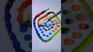 🟧🔵💦 Colors Mix Art 🟧🔵💦  #painting #watercolor #drop #shortvideo #viralvideo