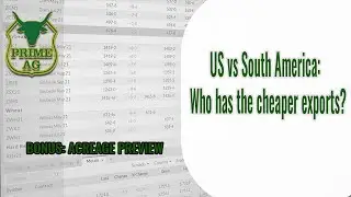 Who is cheaper? US vs South America Corn & Beans: BONUS US ACREAGE
