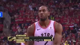 Kawhi Leonard All Game Actions 2019 NBA Finals Game 2 Warriors vs Raptors Highlights