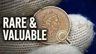 Как продать свои однопенсовые монеты Елизаветы II 1987 года выпуска